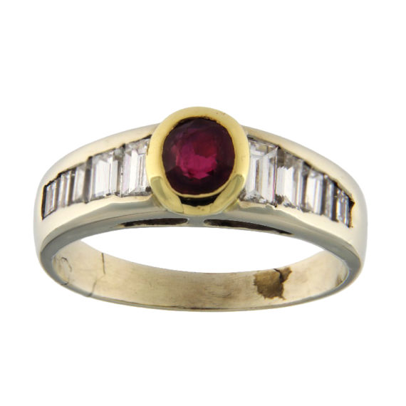 G3548-anello-vintage-guidetti-oro-rubino-diamanti-baguette