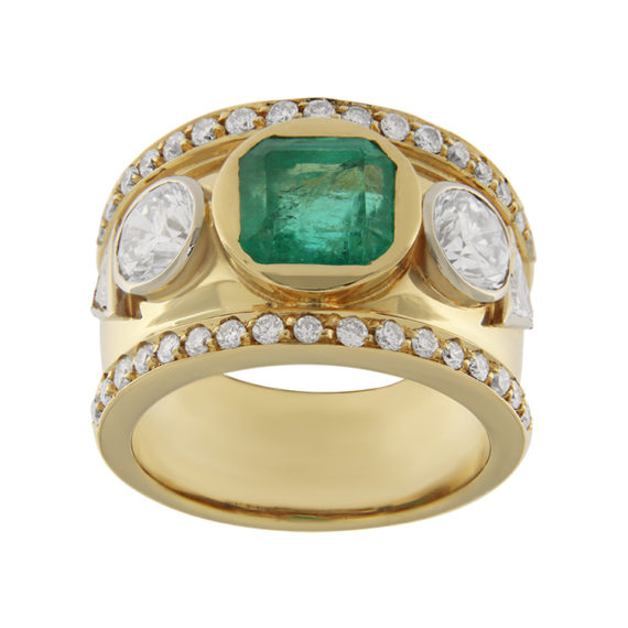 G3566-anello-vintage-guidetti-oro-smeraldo-diamanti