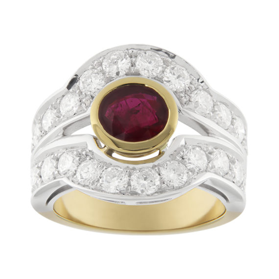 G3567-anello-vintage-guidetti-oro-rubino-diamanti