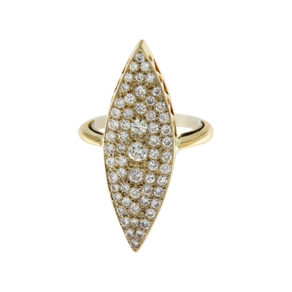 G3609-anello-vintage-guidetti-oro-pavé-diamanti