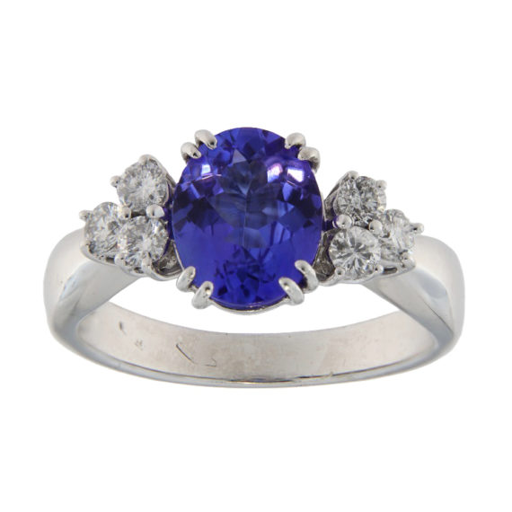 G3704-anello-vintage-guidetti-oro-diamanti-tanzanite